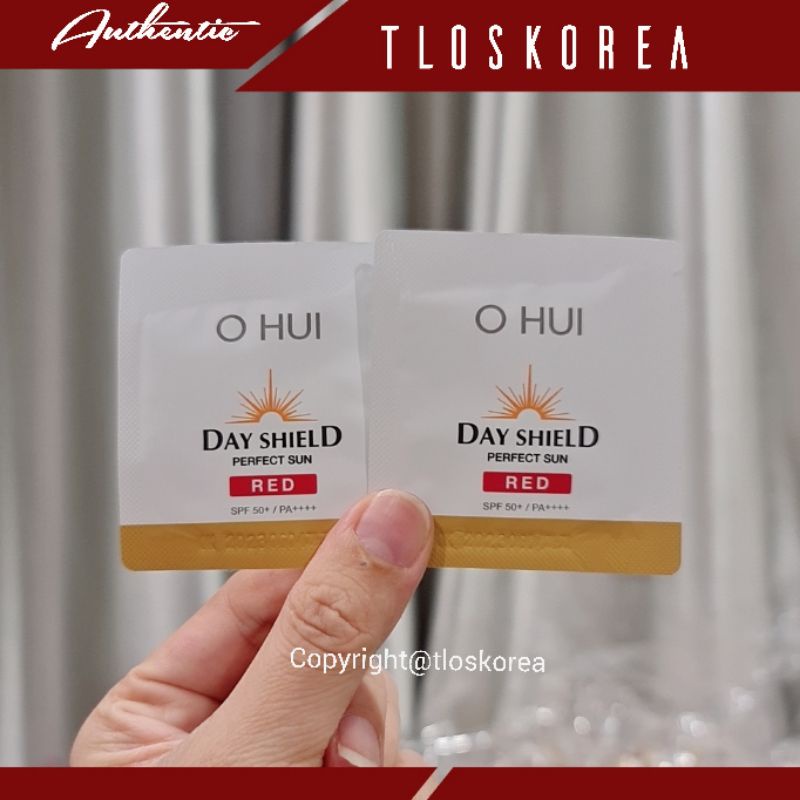 Kem Chống Nắng Ohui Dayshield Perfect Sun Pro Red - Kem chống nắng kiêm kem lót dành cho da sắc đỏ gói 1ml gói sample