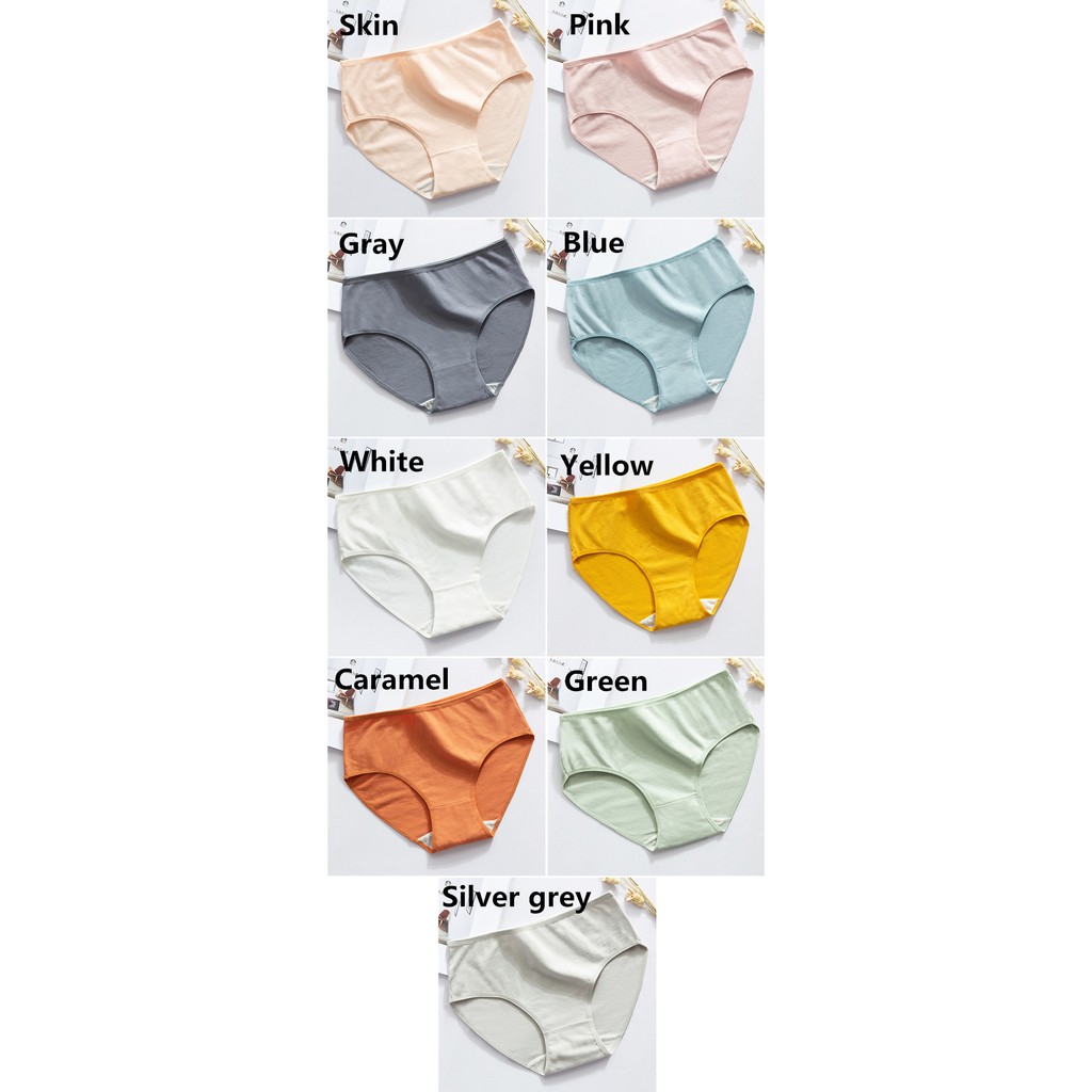 Quần Lót Cotton Không Đường May Màu Trơn 9 Màu Tuỳ Chọn Cho Nữ | BigBuy360 - bigbuy360.vn