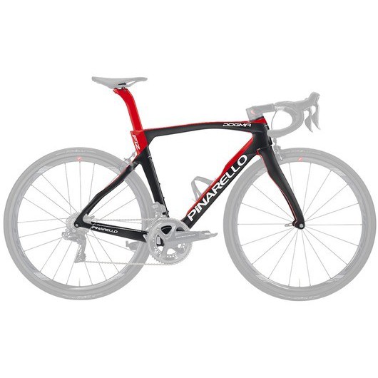 Khung sườn xe đạp đua Pinarello Dogma F12 Carbon 1K có ghi đông màu đen đỏ