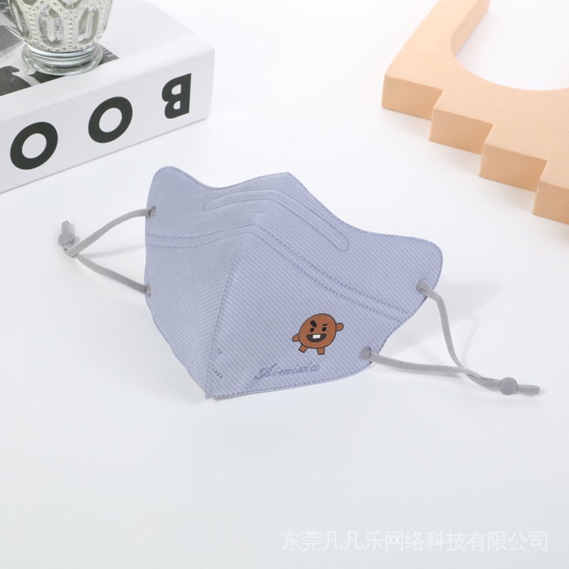 Khẩu Trang cotton Dày 3 Lớp Chống Bụi Thoáng Khí Có Thể Tái Sử Dụng Cho Bé 3-12 Tuổi khẩu trang chống bụi mịn  hoạt hình tốt