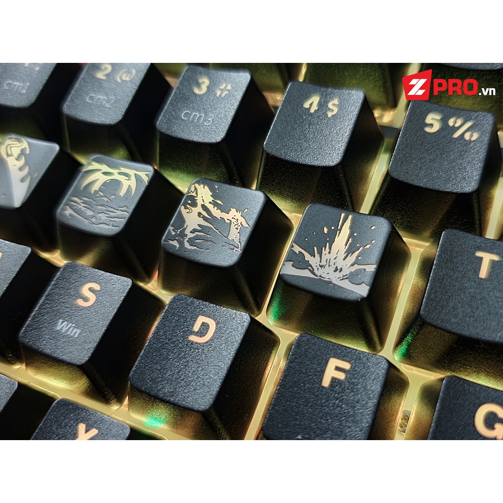 Bộ Keycap LOL Kỹ Năng Pyke - Pyke SKILL (4 phím)