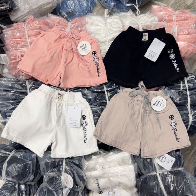 {10-18kg} Quần đùi kaki bé gái chất đẹp mềm mại M344