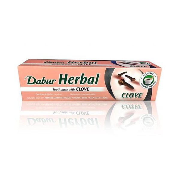 (MUA 1 tặng 1) Kem đánh răng Dabur Herbal - Đinh Hương tặng bàn chải đánh răng