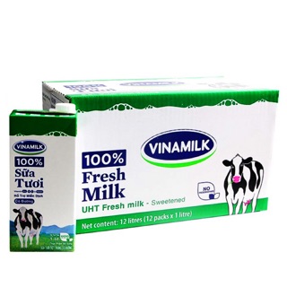 Sữa tươi Vinamilk 1l