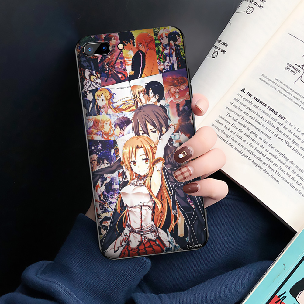 Ốp Lưng Họa Tiết Sword Art Online Cho Iphone 12 Mini 11 Pro Xs Max Xr X Xs