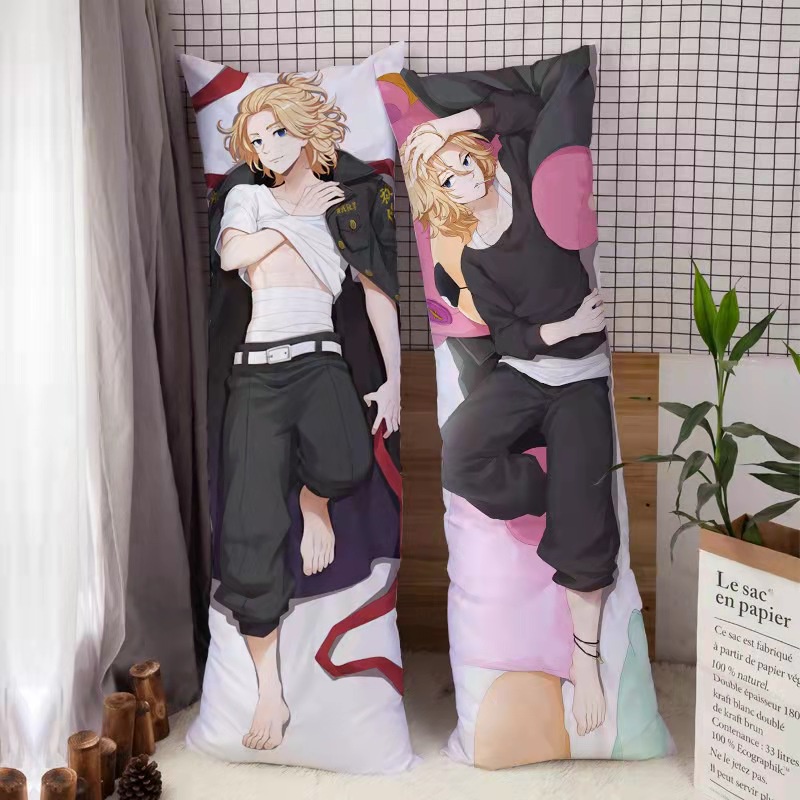 Vỏ Gối Ôm Toàn Thân In Hình Anime Revengers Manjiro Sano Dakimakura