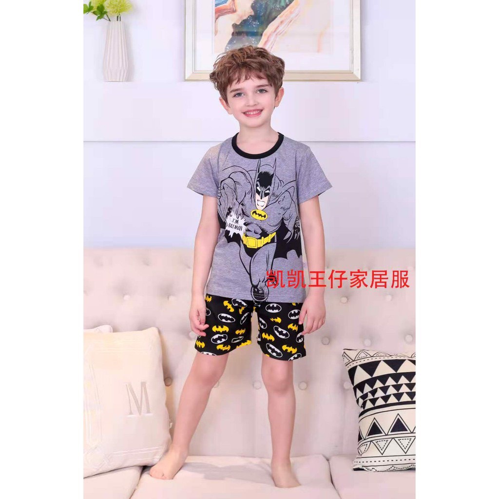 (Xả, thanh lý) Bộ cộc tay bé trai 8-25kg - Bộ cotton Quảng Châu xuất hàn Kaikai Cộc tay 0-4 tuổi
