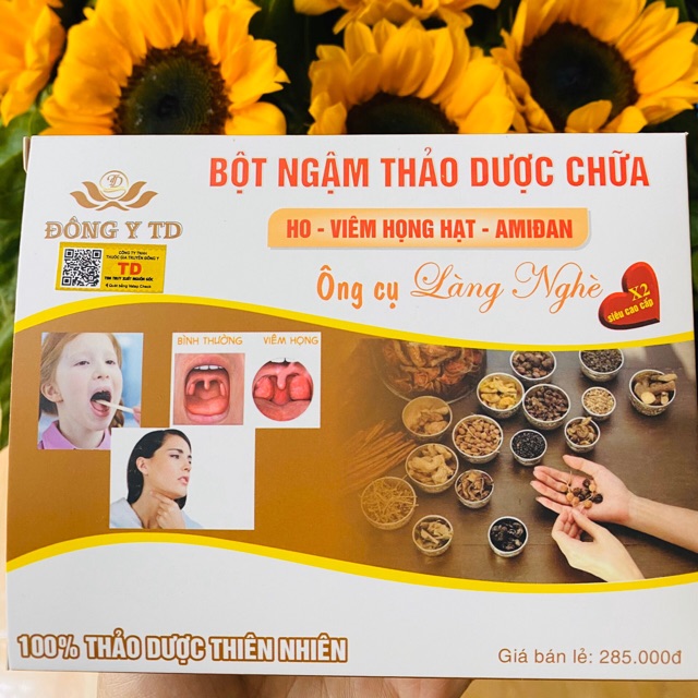 Bột Ngậm Chữa Viêm Họng Ho Amidan