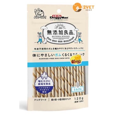 Đồ Ăn Que Gặm Hương Phô Mai Cho Chó - Thương Hiệu DoggyMan - Gói 120G - Snack Cho Chó