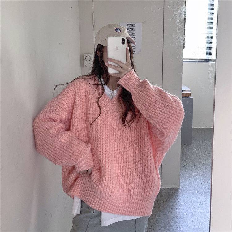 Áo Sweater Dáng Rộng Thiết Kế Mới Thời Trang Dành Cho Mùa Thu