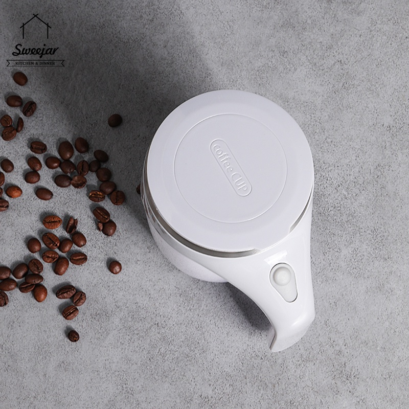 Sweejar Cốc Khuấy Cà Phê Tự Động Thông Minh Bằng Thép Không Gỉ 304