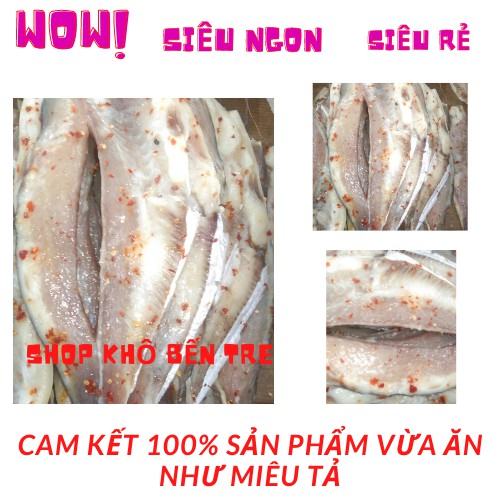 500g Khô cá Basa tẩm gia vị phơi tự nhiên không phẩm màu không hóa chất