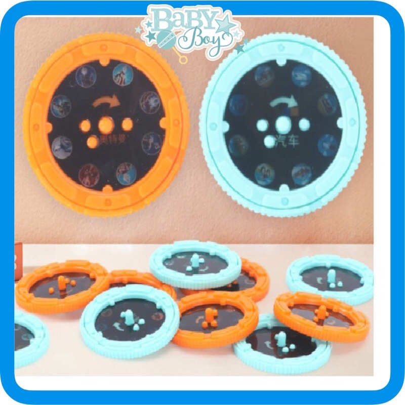 Đèn pin chiếu 80 hình ảnh động vật siêu nhân hoạt hình cho bé - Đồ chơi học tập và giải trí