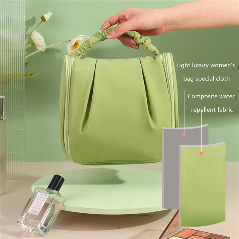 Túi đựng mỹ phẩm đồ du lịch đa năng có móc treo