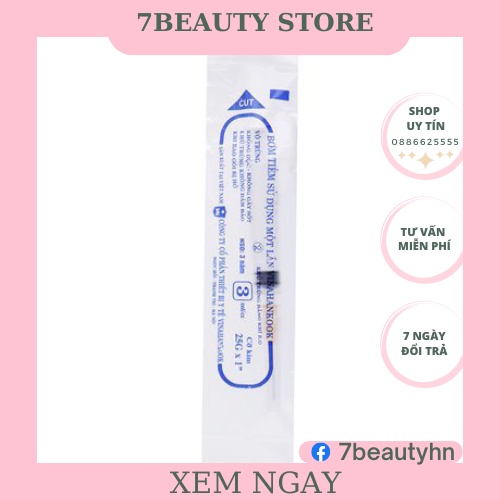 1 hộp Kim tiêm y tế 5cc 100c dùng trong spa thẫm mỹ viện lấy máu prp