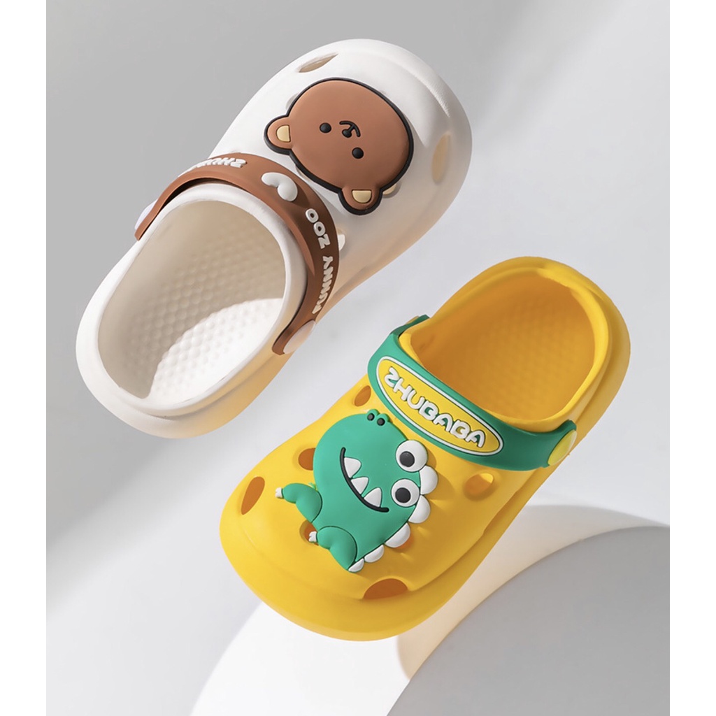 (TH21) Sục Cross Đáng Yêu Cho Bé, Dép Siêu Nhẹ, Chống Trượt Cho Bé