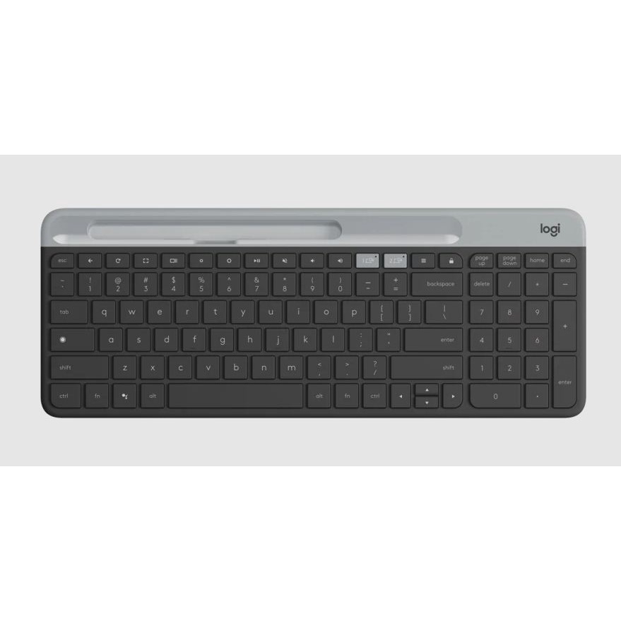 Bàn phím không dây wireless - bluetooth Logitech K580 (Đen phối xám)