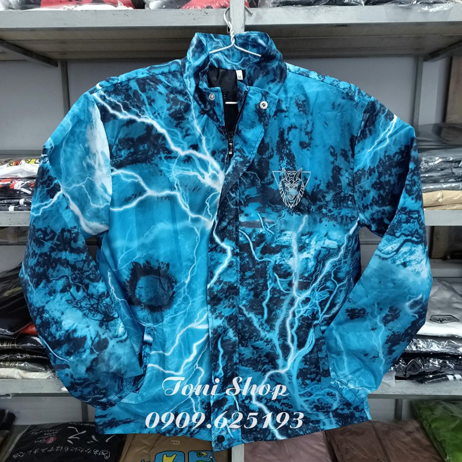 ÁO KHOÁC DÙ 3D Hades Phản Quang Sấm Sét (M1180 - Kèm Video Ảnh Thật) (SUBINZ STORE)