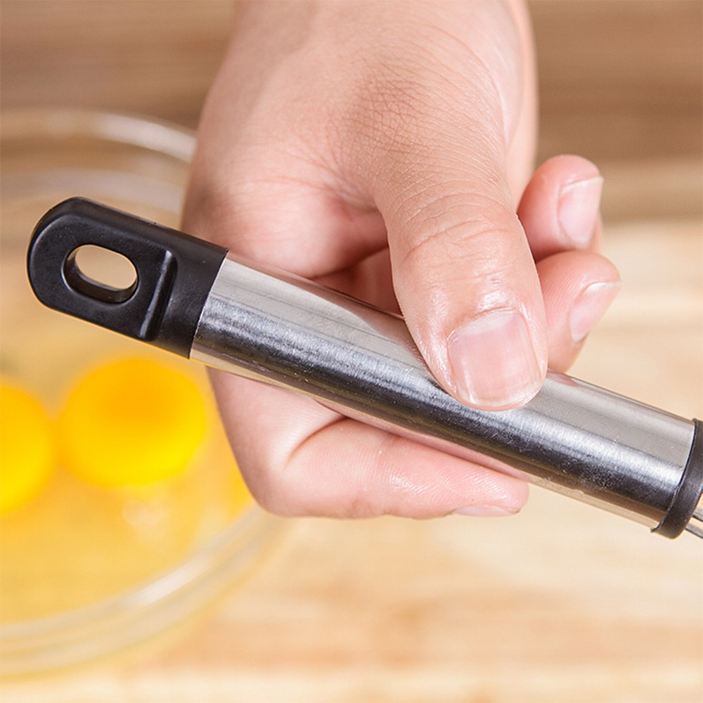 [Tổng Kho Sỉ] Dụng Cụ Đánh Trứng Lưới Inox V3 - Dụng Cụ Cây Phới Lồng Cán Dày Móc Treo Đen/Xanh Lá