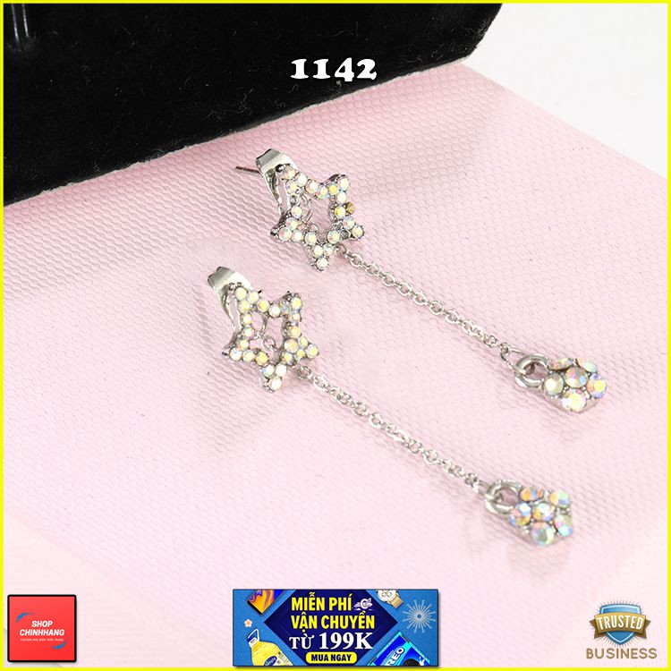 BÔNG TAI THỜI TRANG ĐÍNH ĐÁ KIỂU HÀN QUỐC SANG CHẢNH SH1142