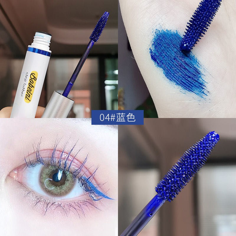 Người mẫu Vibrato Blast Li Jiaqi khuyên dùng mascara màu để làm cong mi dày, không thấm nước và lâu trôi, chống nởP