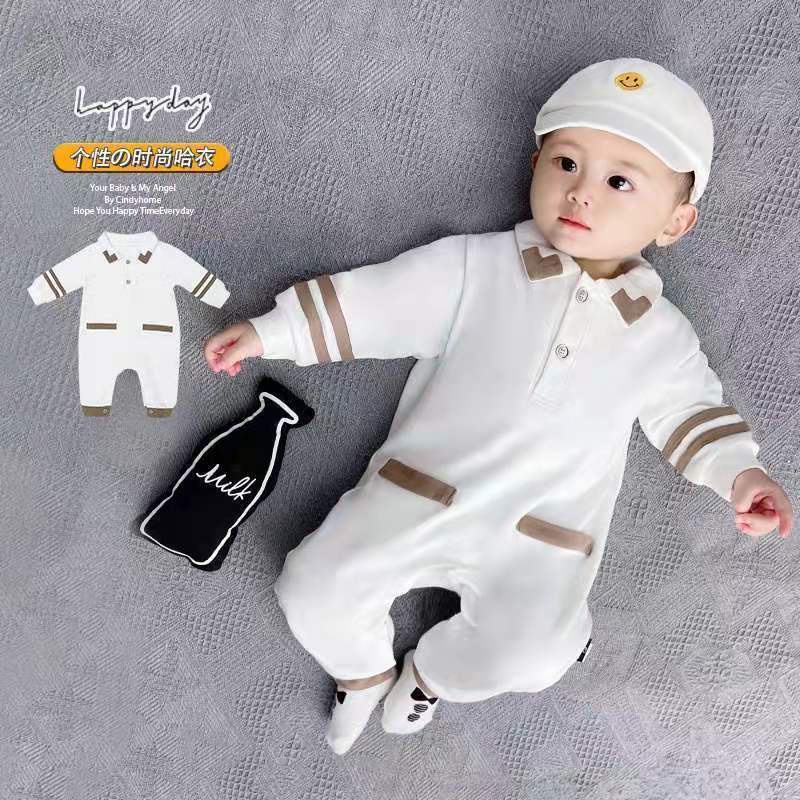 Bodysuit cho bé, bộ đồ liền thân thu đông cho bé 03-13kg HD032