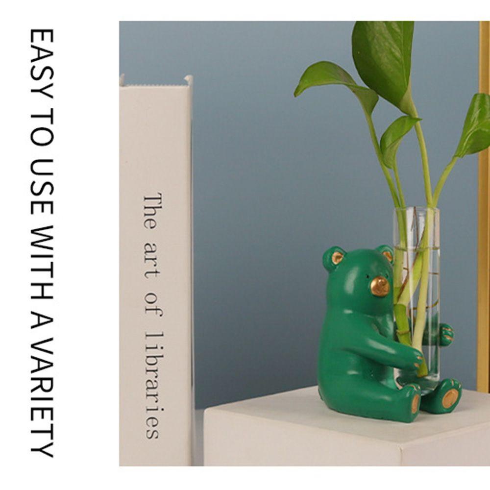 Chậu Hoa Thủy Canh Hình Gấu Nhỏ Xinh Trang Trí Phòng Khách / Văn Phòng 1