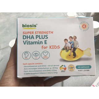 DHA biosis vỉ 45 viên