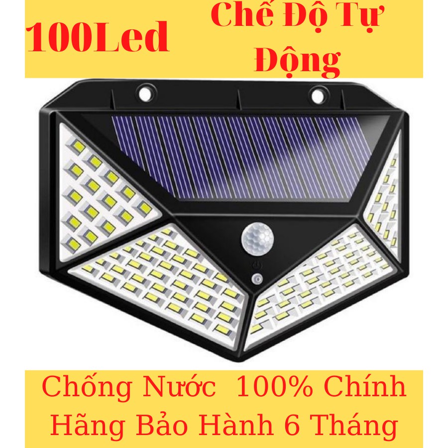 Đèn Led Thông Minh Năng Lượng Mặt Trời 100 Led