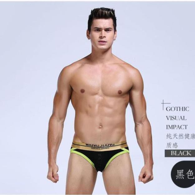 Quần lót nam tam giác cao cấp chất liệu thun cotton, Quần sịp nam tam giác thun cotton co dãn 4 chiều - 3017SJ