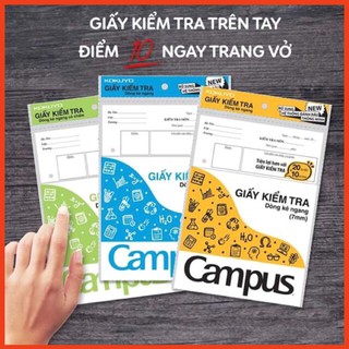 Giấy Kiểm Tra 😍FREESHIP😍 Giấy kiểm tra campus các loại