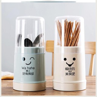 Ống Cắm Đũa Thìa Để Bàn Có Nắp