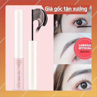 Vuthaotrang2602 Mascara siêu mảnh chuốt mi dài mịn hàng nội địa Trung vỏ hồng Lameila