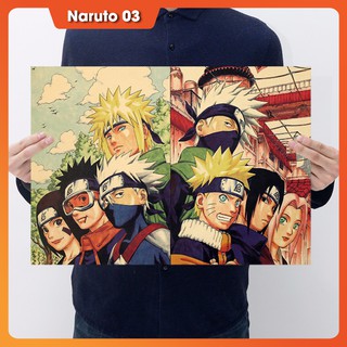Poster Naruto tổng hợp mẫu 03 cực đẹp
