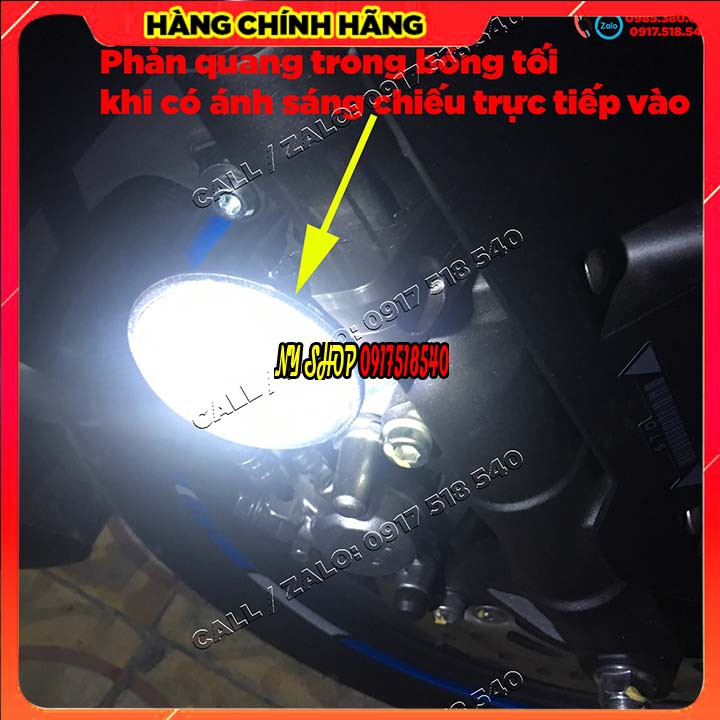 BỘ 4 MẮT MÈO PHẢN QUANG ZHIPAT TRƯỚC SAU ( TÙY CHỌN MÀU MẮT VÀ MÀU MẮT ) GẮN HONDA, YAMAHA