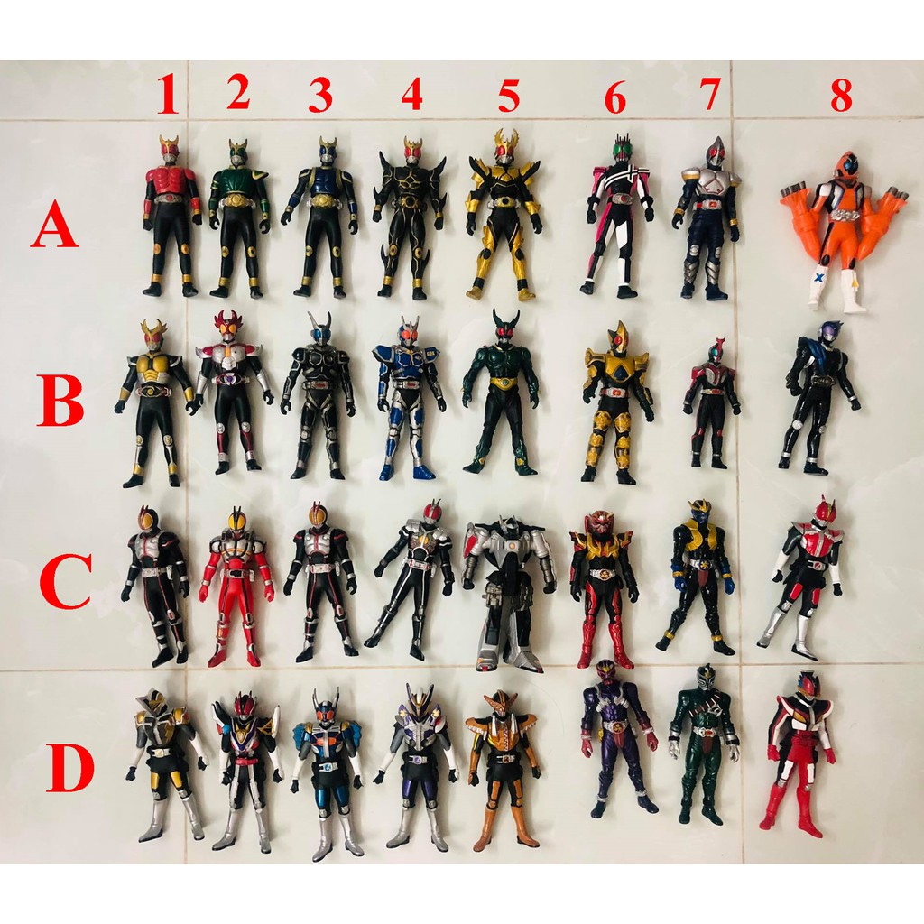 Đồ chơi Figure Kamen Rider các loại - Siêu nhân mặt nạ.