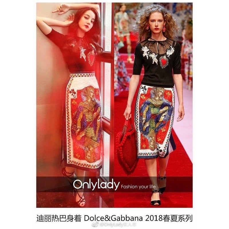Chân váy D&G Địch Lệ Ba