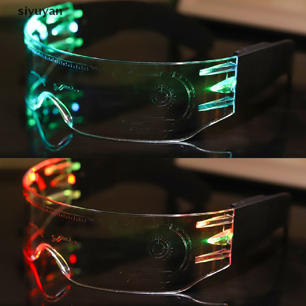 Kính Mát Có Đèn LED Phát Sáng Thời Trang Phong Cách Vintage