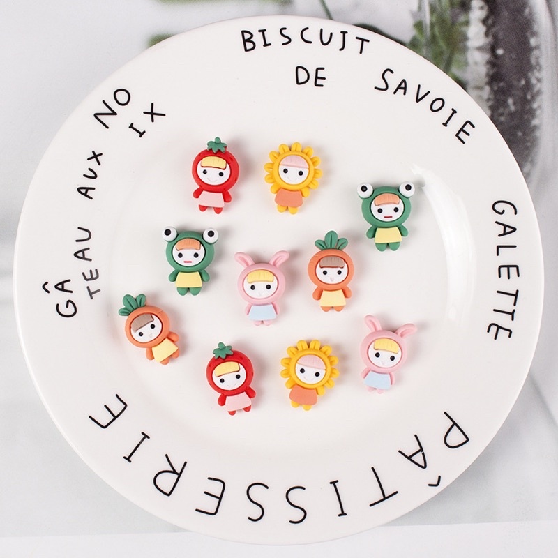 Sticker 3D cute, nhãn dán 3d, decor điện thoại, bình nước, đồ cute