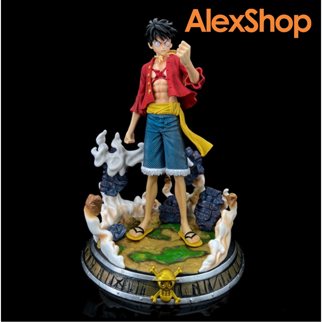 [33Cm] Mô Hình Luffy Haki Vũ Trang - Làm Bằng Tay