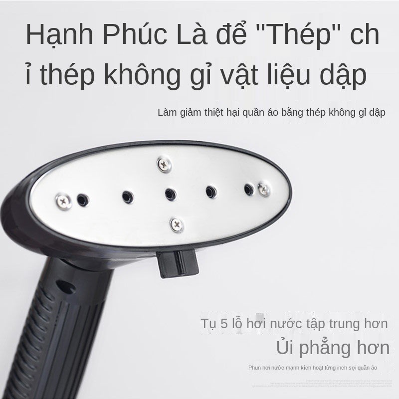 ◆☋Trái tim màu đỏ Máy ủi hơi nước lớn gia dụng quần áo cầm tay nhỏ Treo bàn điện đứng