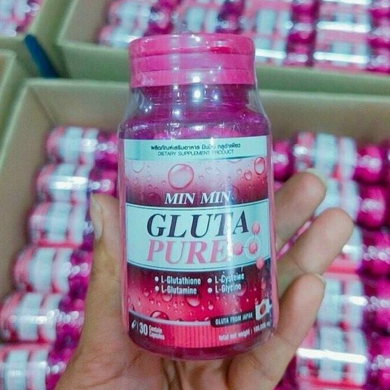 Viên uống trắng hồng mịn màng da Gluta Pure hàng Thái Lan