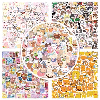 Sticker cute dán laptop, hình dán mũ bảo hiểm chống nước, điện thoại