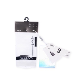 Vớ LYOS Socks Đen/Trắng