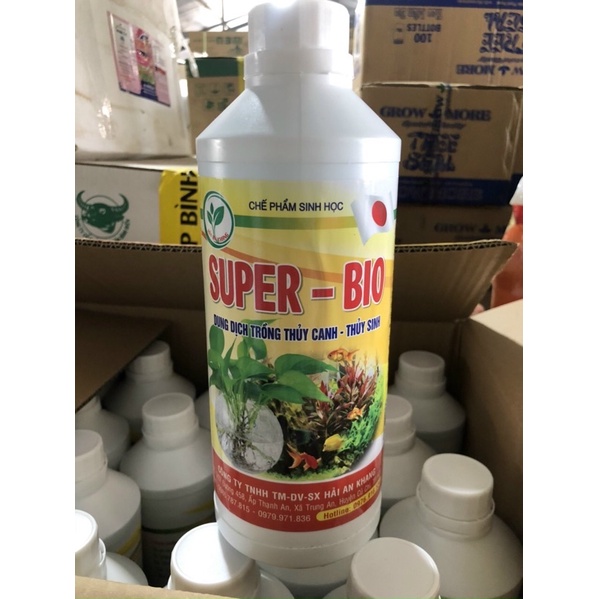 DUNG DỊCH TRỒNG CÂY THUỶ CANH,THUỶ SINH SUPER -BIO , BIO-LÌE, Bio gold