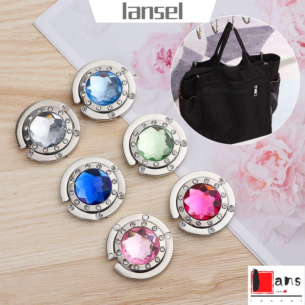 Móc treo túi xách để bàn bằng kim loại thiết kế gấp gọn tiện dụng