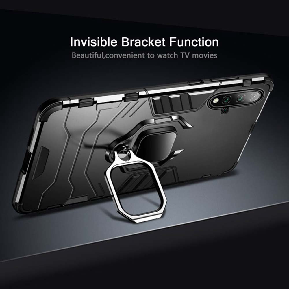 Ốp điện thoại 2 lớp TPU+PC chống sốc tích hợp giá nhẫn cho Huawei Nova 8 7 Pro 8 7 SE 7i 6SE 5T 5 5Pro 4 4e 3i 3 3e