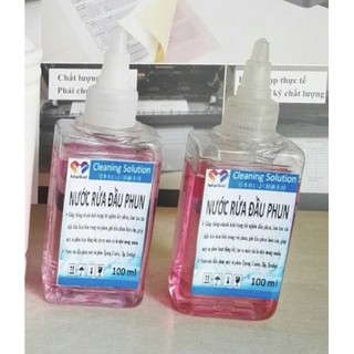 Dung dịch ngâm đầu phun 100ml cao cấp dùng xử lý khô đầu phun, tắc đầu phun chất lượng-nước ngâm đầu phun