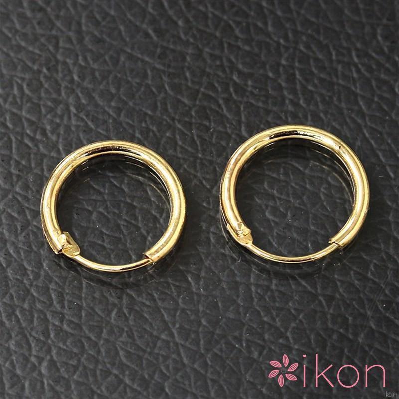 Đôi khuyên tai kim loại thiết kế độc đáo thời trang cho nữ