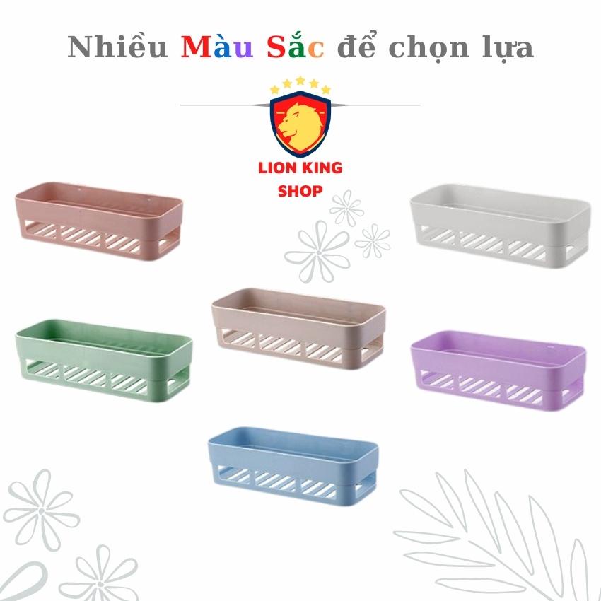Kệ nhựa dán tường treo nhà tắm, nhà bếp  Siêu chắc chắn - Giá treo tường để đồ dùng . Lion King Shop giao màu ngẫu nhiên
